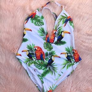 Bird and Leaf swimsuit